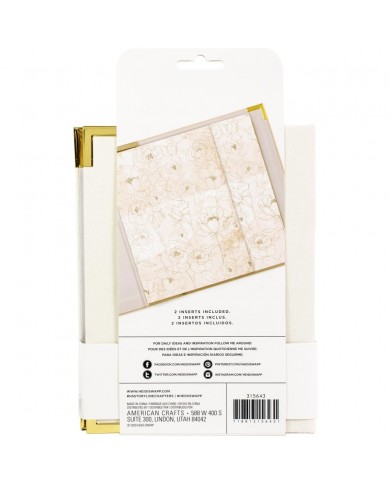 Carpeta + librillos Storyline Crema Heidi Swapp 6"X8"
