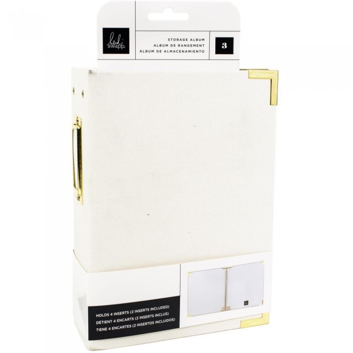 Carpeta + librillos Storyline Crema Heidi Swapp 6"X8"
