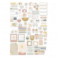 Recortables o Die cuts boho Back to Basics de Mintopía