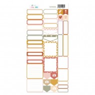 Hoja de labels para recortar Kimidori Colors Scrap Your Life Noviembre