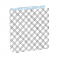 Carpeta 6"x8" Blanco y Negro Aventura de Mintopía
