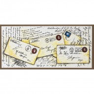 Sellos de goma Stampendous Cling Stamp Slim Vintage Post CSL05