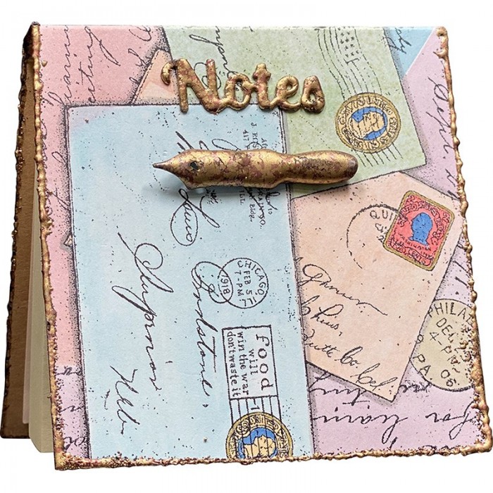 Sellos de goma Stampendous Cling Stamp Slim Vintage Post CSL05