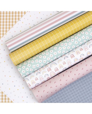 Bloc de Papeles Stack 30x30cmts Scrap Your Life Patterns 1