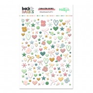Pegatinas puffy boho Back to Basics de Mintopía