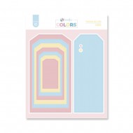 Troquel Kimidori Colors Tags anidados alargados TQKM000116