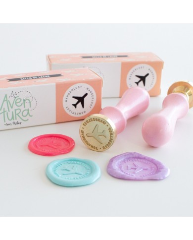 Sello de lacre Ann's Miles Aventura Wanderlust  de Mintopía