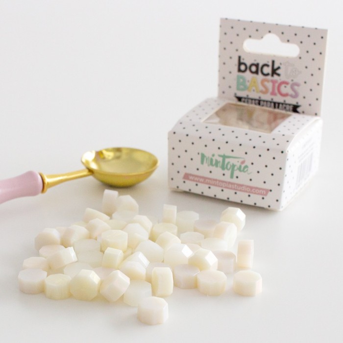 Set perlas de lacre iridiscente Back to Basic de Mintopía
