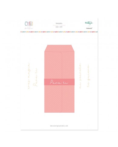 Troquel Sobre Chibi en el bosque de Mintopía