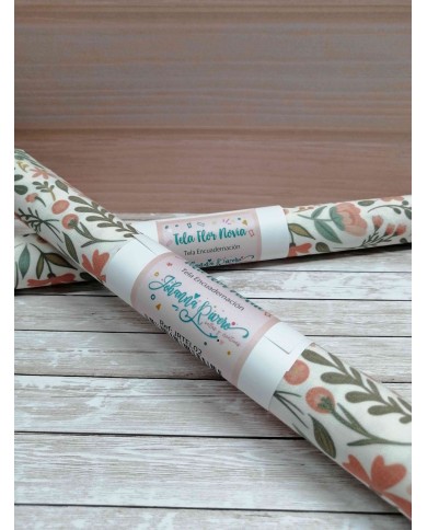 Tela flor de novia Johanna Rivero