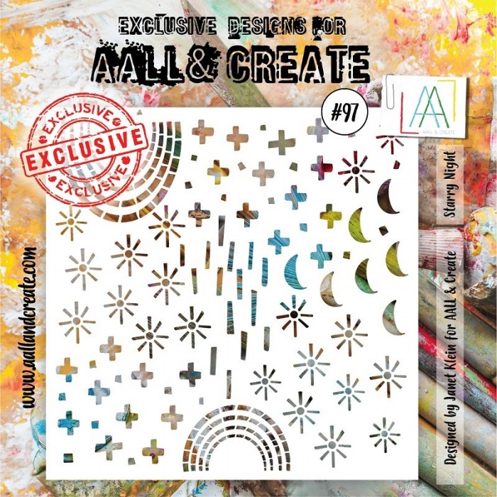 AALL and Create Stencil 15x15cmts -Nro97