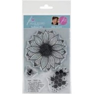 Sello SUNFLOWER BEE-CLEAR STAMPS JH1019