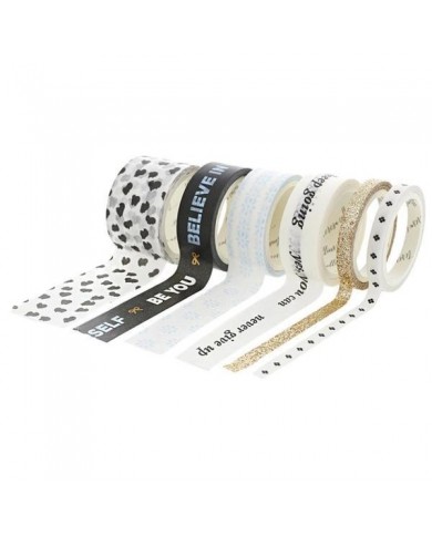 Washi tape x 6 unidades Be You Washi