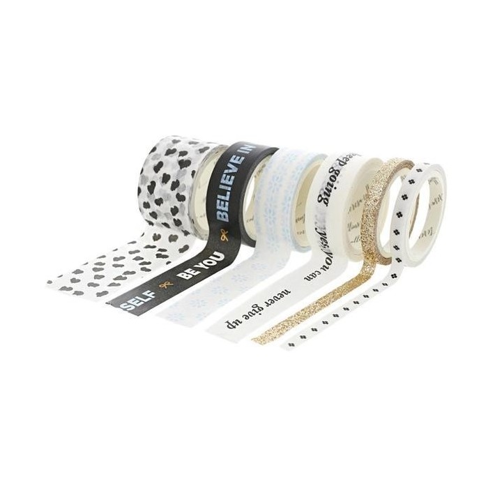 Washi tape x 6 unidades Be You Washi