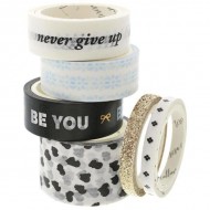 Washi tape x 6 unidades Be You Washi