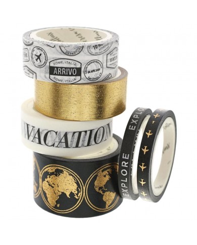 Washi tape x 6 unidades JETSETTER