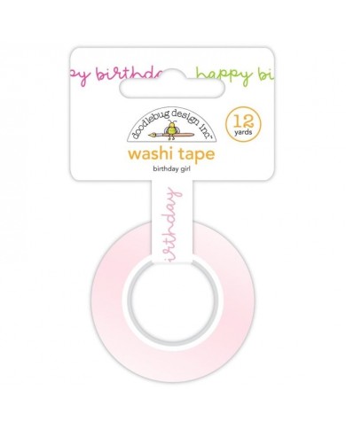 Washitape Decorative Paper Tape 15mm - Birthday Girl, Hey Cupcake