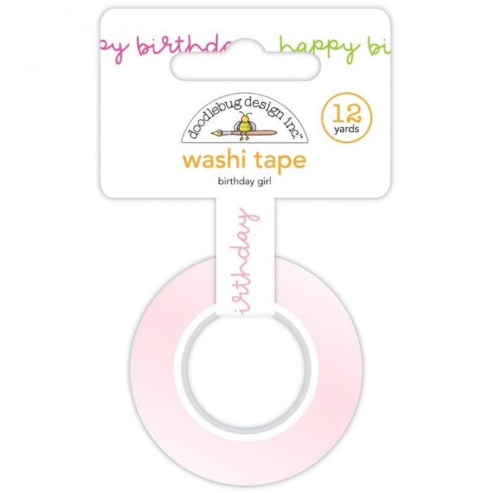 Washitape Decorative Paper Tape 15mm - Birthday Girl, Hey Cupcake