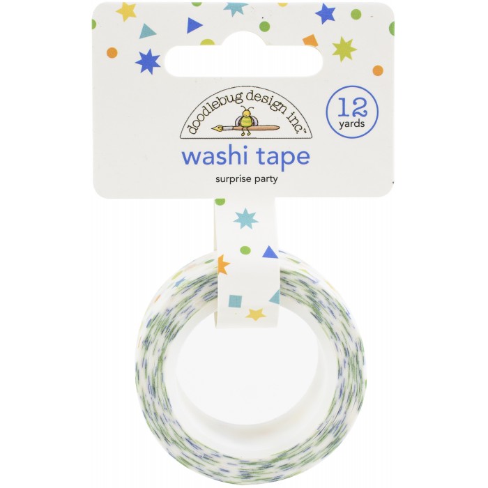 Washitape 15mm - Surprise Party, Party Time WT6619