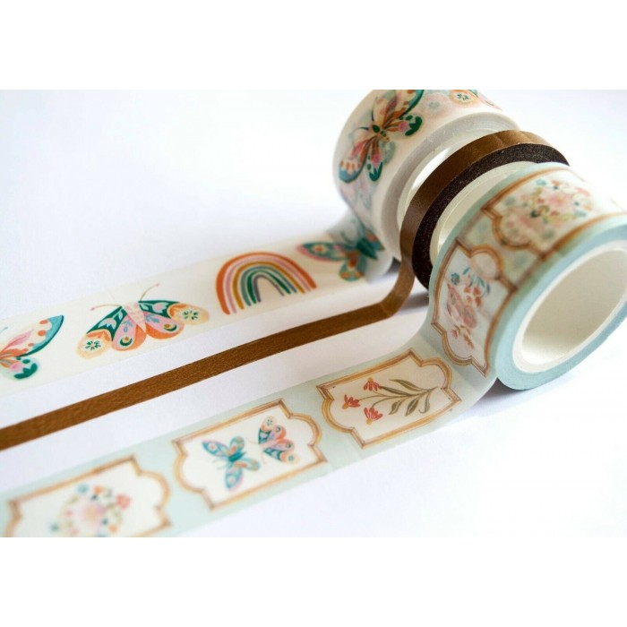 Washi Tap SECRET GARDEN x 3 unidades