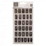 Sello Heidi Swapp Care Free Clear Stamps-Alphabet