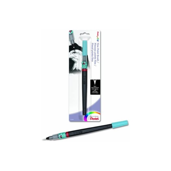 Pentel Arts Fine Point Brush Pen Black Ink FL2FBPA
