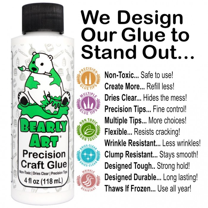 Pegamento Bearly Art Precision Craft Glue - THE MINI