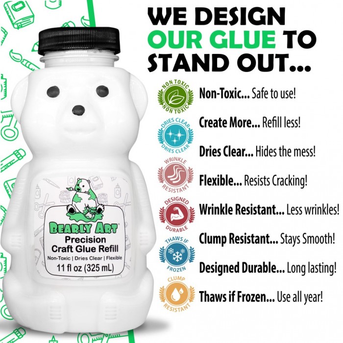 Pegamento-Recarga Bearly Art Precision Craft Glue - THE REFILL