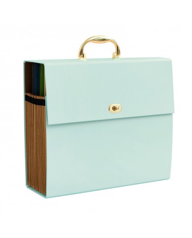 Carpeta Mint para almacenar hojas tipo acordeón