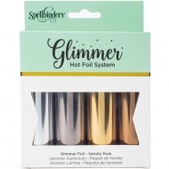GLIMMER HOT FOIL 4 ROLLS - GLF-040