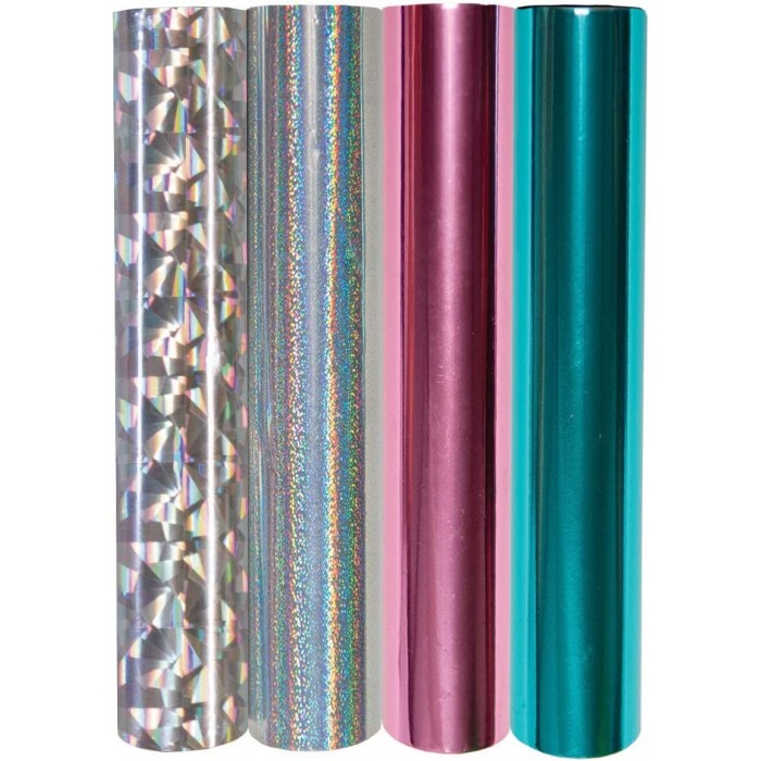 GLIMMER HOT FOIL 4 ROLLS - GLF-012