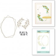 Placa mas troquel para Glimmer Floral Geometrico GLIMMER HOT FOIL PLATE & DIE SET  GLP-173