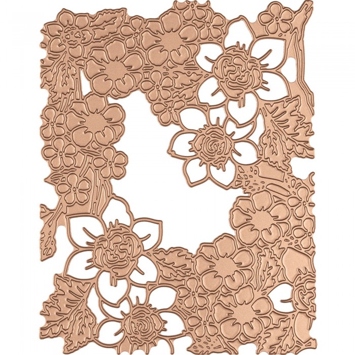 Placa FLOWER PATTERN GLIMMER HOT FOIL PLATE GLP-092