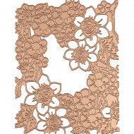 Placa FLOWER PATTERN GLIMMER HOT FOIL PLATE GLP-092