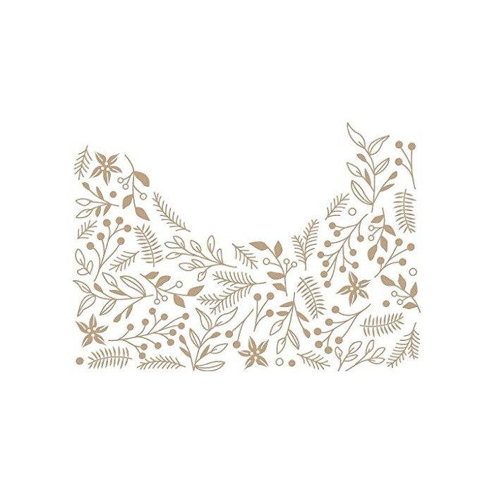 Placa FOLIAGE BACKGROUND  GLIMMER HOT FOIL PLATE GLP-186