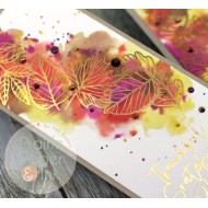 Placa AUTUMN LEAF BORDER GLIMMER HOT FOIL PLATE GLP-206