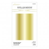 Placa lisa Spellbinders Glimmer Hot Foil Plate Essential Solid Rectangle GLP-320