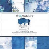 Colección 49 And Market Collection Pack 12"X12" Color Swatch: Inkwell