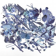 Recortables pre troquelados Color Swatch: Inkwell Laser Cut Outs Azul
