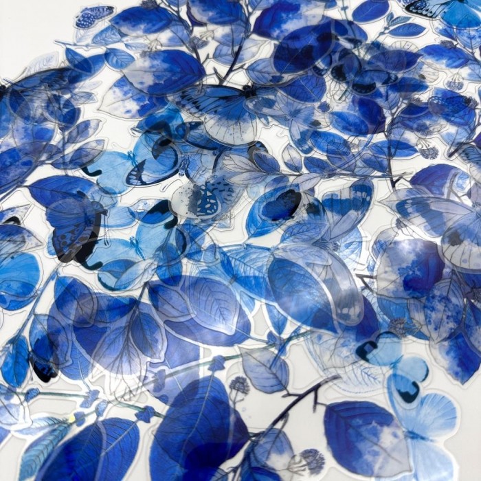 Recortables de Acetato Color Swatch: Inkwell Acetate Leaves CSI40957