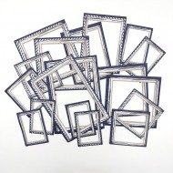 Marco de Carton pre recortados Color Swatch: Inkwell Frame Set CSI40964