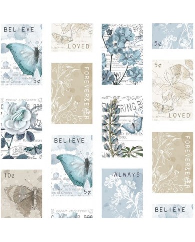 Cinta Washi 49 AND MARKET VINTAGE ARTISTRY SERENITY POSTAGE WASHI TAPE VAS38107