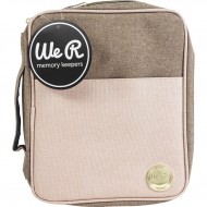 STORAGE - WR - CRAFTER'S BAGS - CARRY POUCH - TAUPE AND PINK