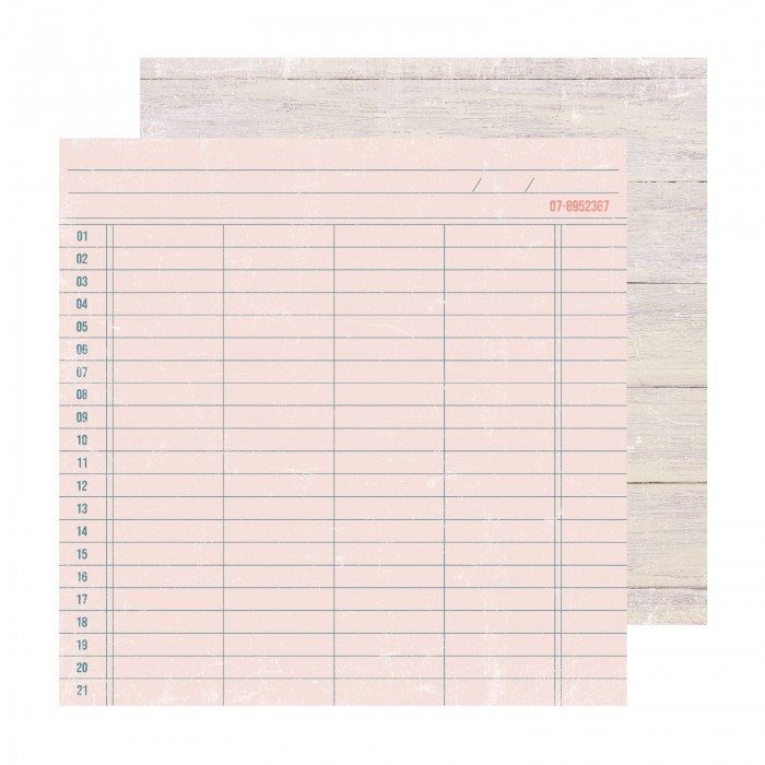 Hoja LEDGER PEACH- HS - SET SAIL - 30x30cmts -