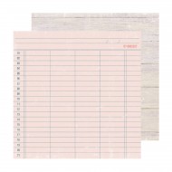 Hoja LEDGER PEACH- HS - SET SAIL - 30x30cmts -