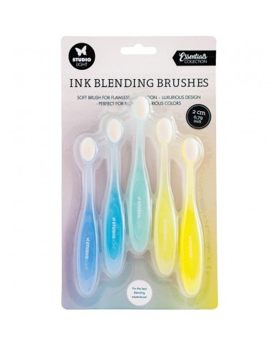 Brochas Studio Light Ink Blending Brushes 5/Pkg