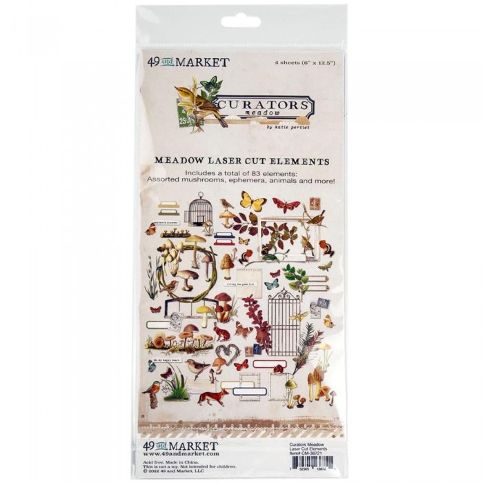 Diecuts o Recortables Curators Meadow Laser Cut Outs Elements CM36721