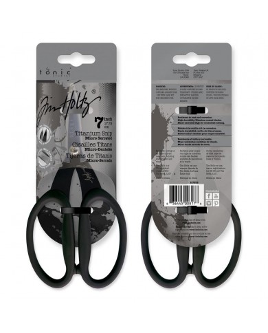 Tijera Tim Holtz Non-Stick Titanium Micro Serrated Scissors 7