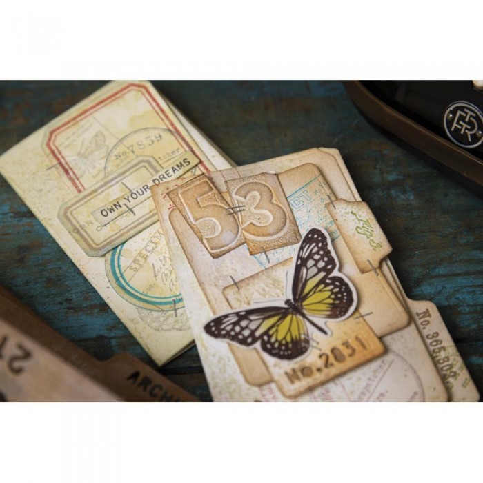 Troqueles Sizzix Thinlits Dies By Tim Holtz 54/Pkg