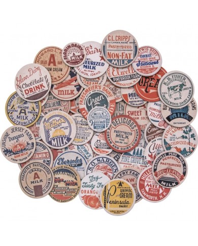 Recortables o diecuts Idea-Ology Chipboard Milk Caps 50/Pkg